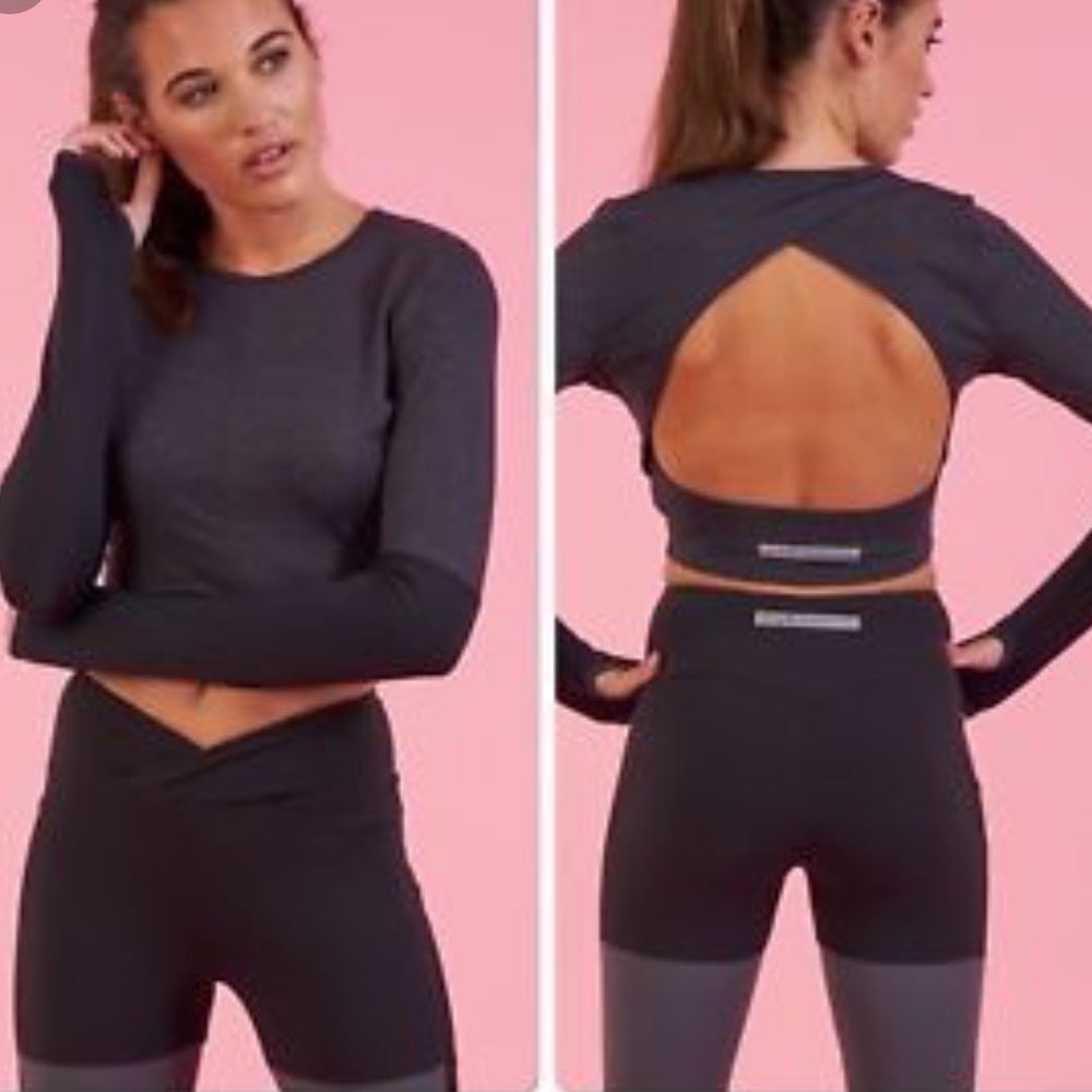 Nikki Blackketter x Gymshark Drop Back Crop Top